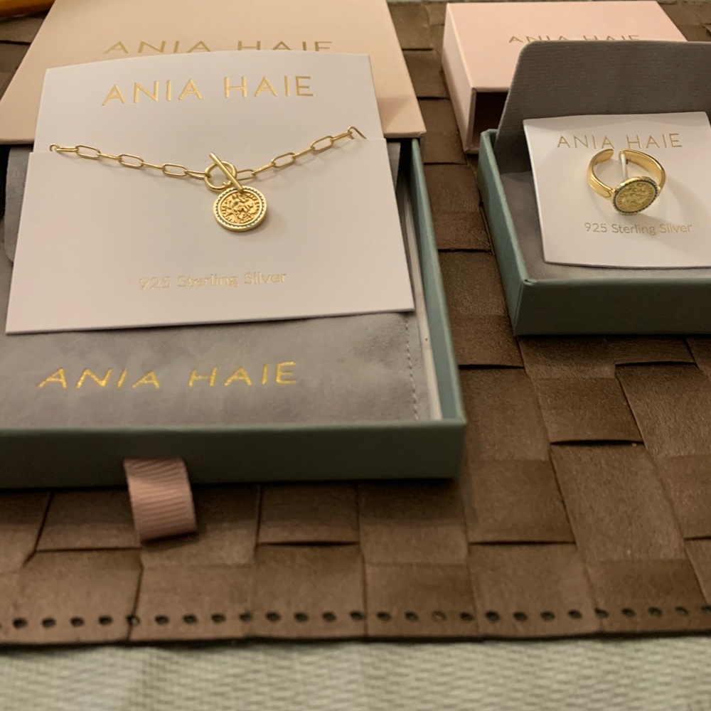 Ania Haie Emperor Ring and bracelet. 925 Sliver